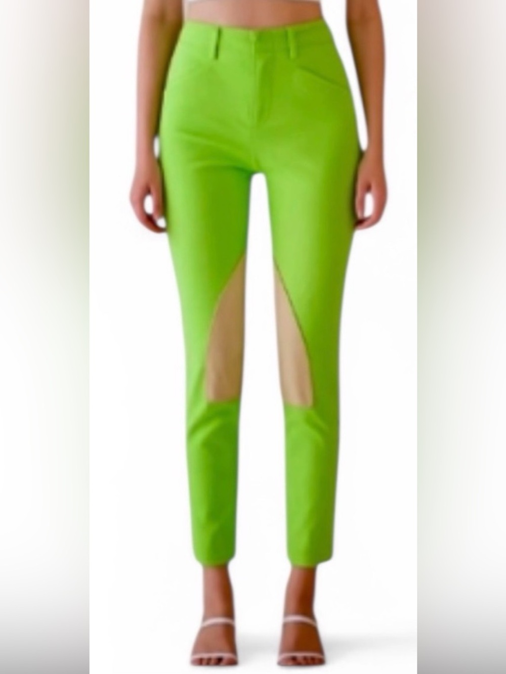 Ralph Lauren Lime Green Jodpuhrs Pants | Equestrian Chic | Y2K | Blogger Fave